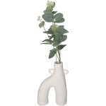 Βάζο ArteLibre Λευκό Πορσελάνη 13.7x5.9x19.9cm