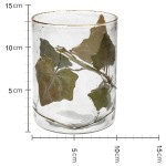 Κηροπήγιο ArteLibre Φύλλο Διάφανο Γυαλί 10x10x13cm