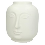 Βάζο ArteLibre Λευκό Κεραμικό 17.6x16x18.6cm