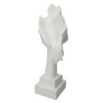 Διακοσμητικό ArteLibre Πρόσωπο Λευκό Polyresin 15.5x13x33cm