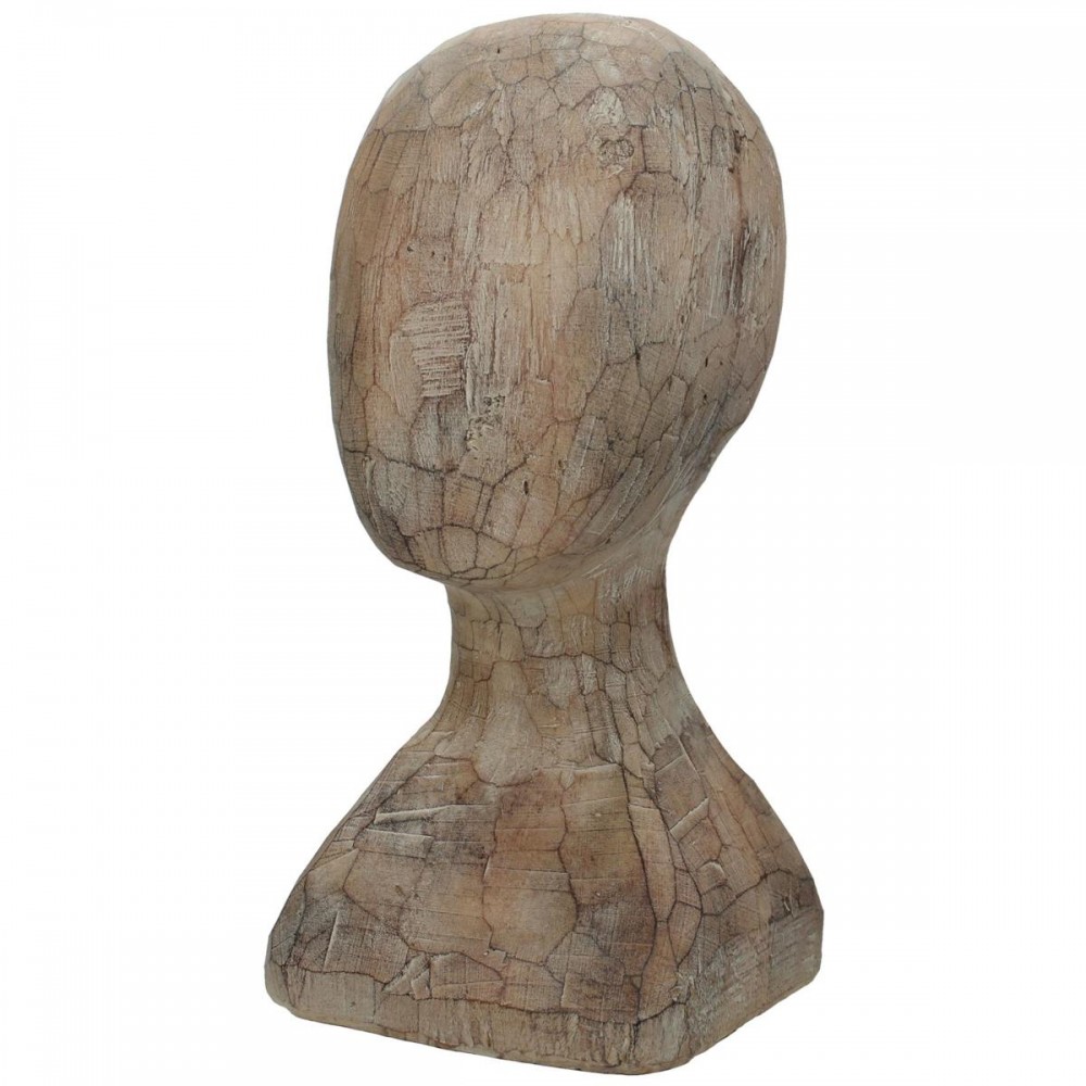 Διακοσμητικό ArteLibre Κεφάλι Καφέ Polyresin 15.5x14x30cm
