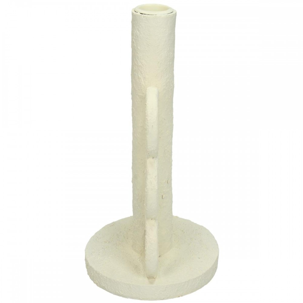 Κηροπήγιο ArteLibre Λευκό Polyresin 11x11x16cm