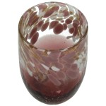 Κηροπήγιο ArteLibre Ροζ Γυαλί 12.5x12.5x10cm