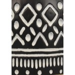 Κασπώ ArteLibre Tribal Μαύρο Κεραμικό 15x15x27.5cm