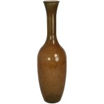 Βάζο ArteLibre Καφέ Ανακυκλωμένο Γυαλί 30x30x100cm
