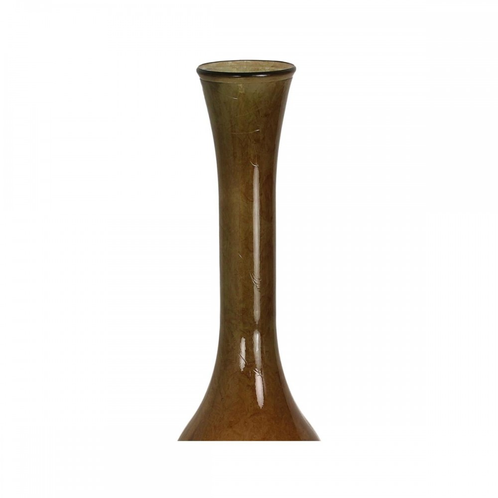 Βάζο ArteLibre Καφέ Ανακυκλωμένο Γυαλί 30x30x100cm