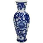 Βάζο ArteLibre Μπλε Πορσελάνη 9x9x15.5cm