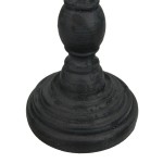 Κηροπήγιο ArteLibre Μαύρο Polyresin 8.5x8.5x24cm