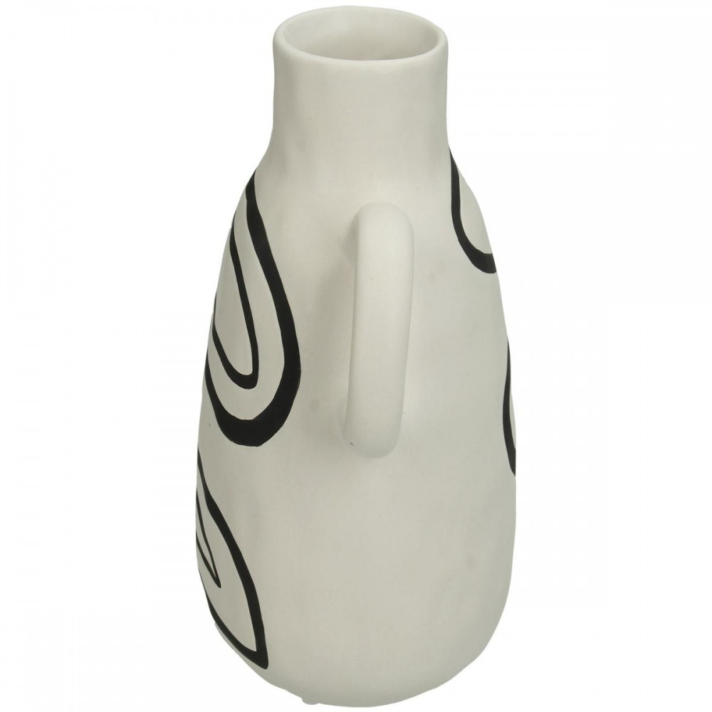 Βάζο ArteLibre Λευκό Δολομίτης 13.5x10.5x16.2cm