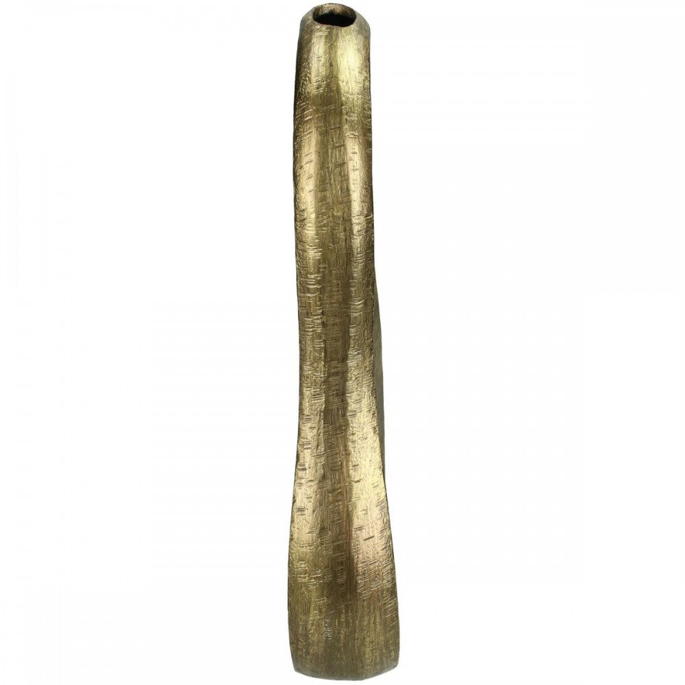 Βάζο ArteLibre Χρυσό Αλουμίνιο 22x6.5x35cm
