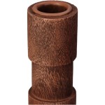 Κηροπήγιο ArteLibre Καφέ Polyresin 8.8x8.8x29.5cm
