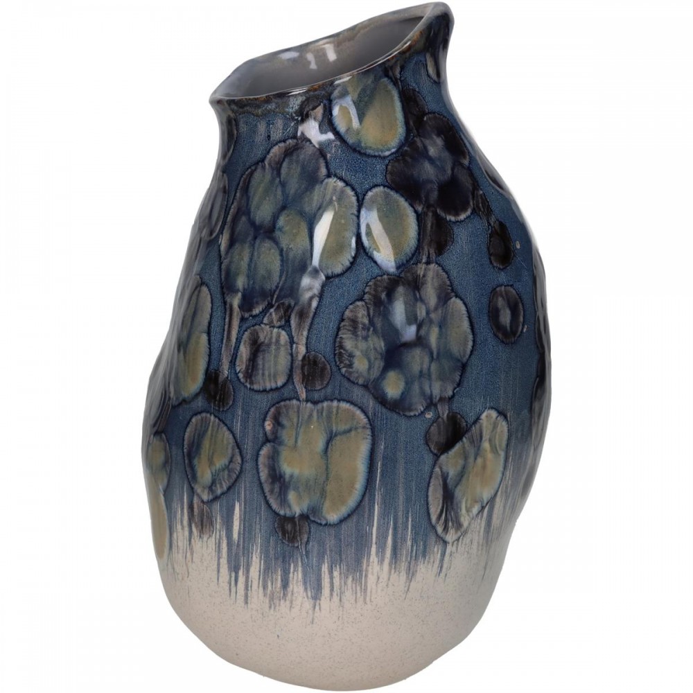 Βάζο ArteLibre Μπλε Κεραμικό 19.5x19.5x31cm