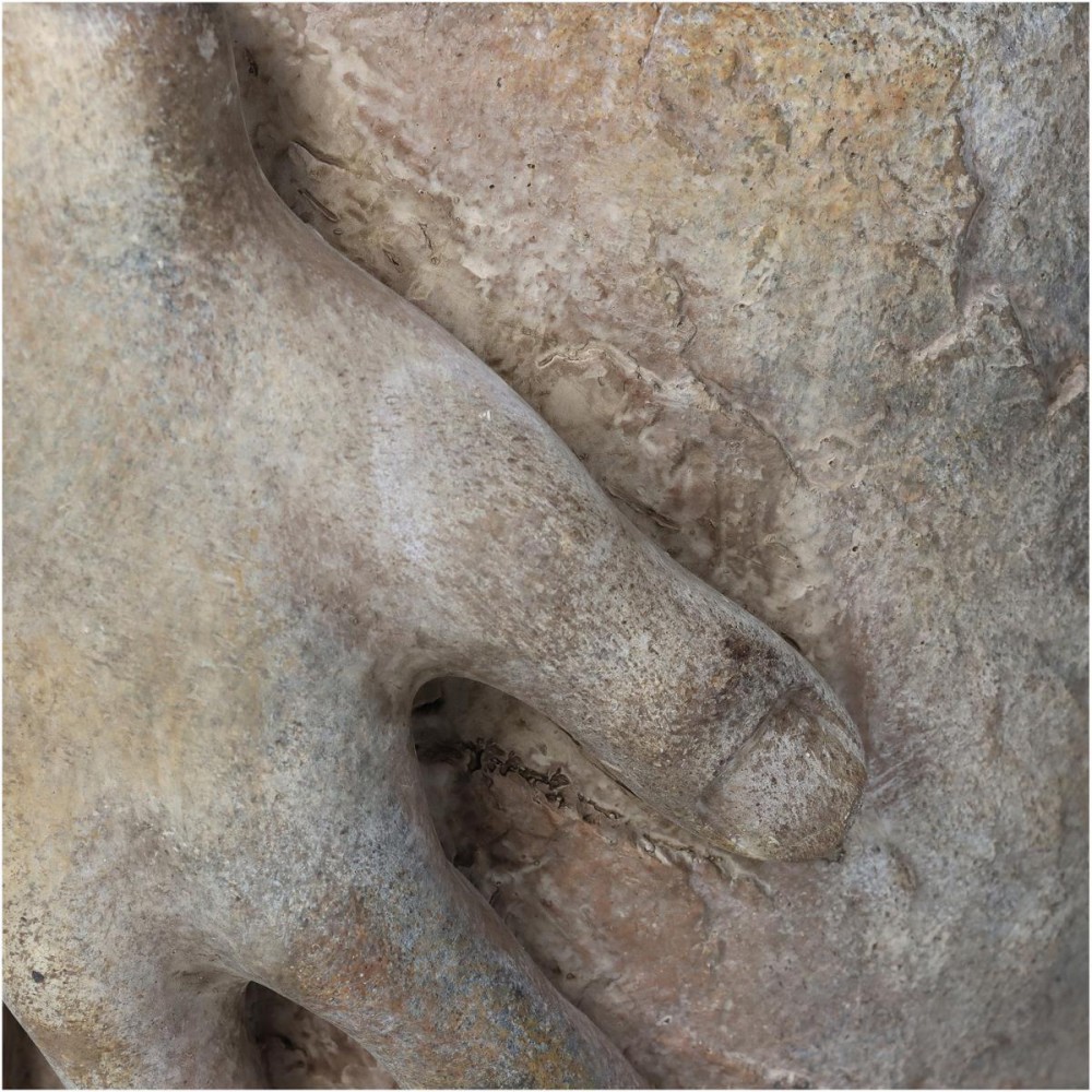 Κασπώ ArteLibre Χέρια Καφέ Τσιμέντο 24.5x17.5x16.5cm