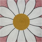 Μαξιλάρι ArteLibre Μαργαρίτα Ροζ Βελούδο 45x45cm