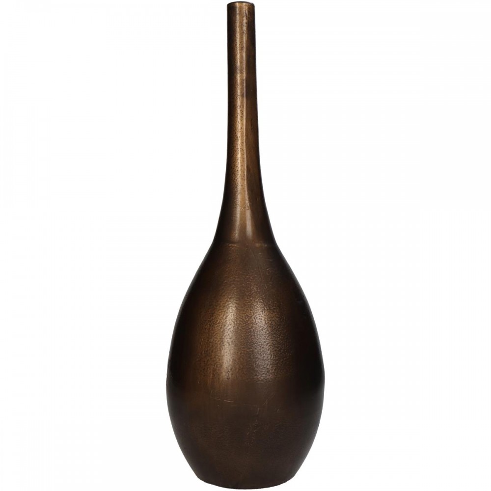 Βάζο ArteLibre Μπρονζέ Αλουμίνιο 15x15x45cm