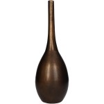Βάζο ArteLibre Μπρονζέ Αλουμίνιο 15x15x45cm