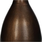 Βάζο ArteLibre Μπρονζέ Αλουμίνιο 15x15x45cm