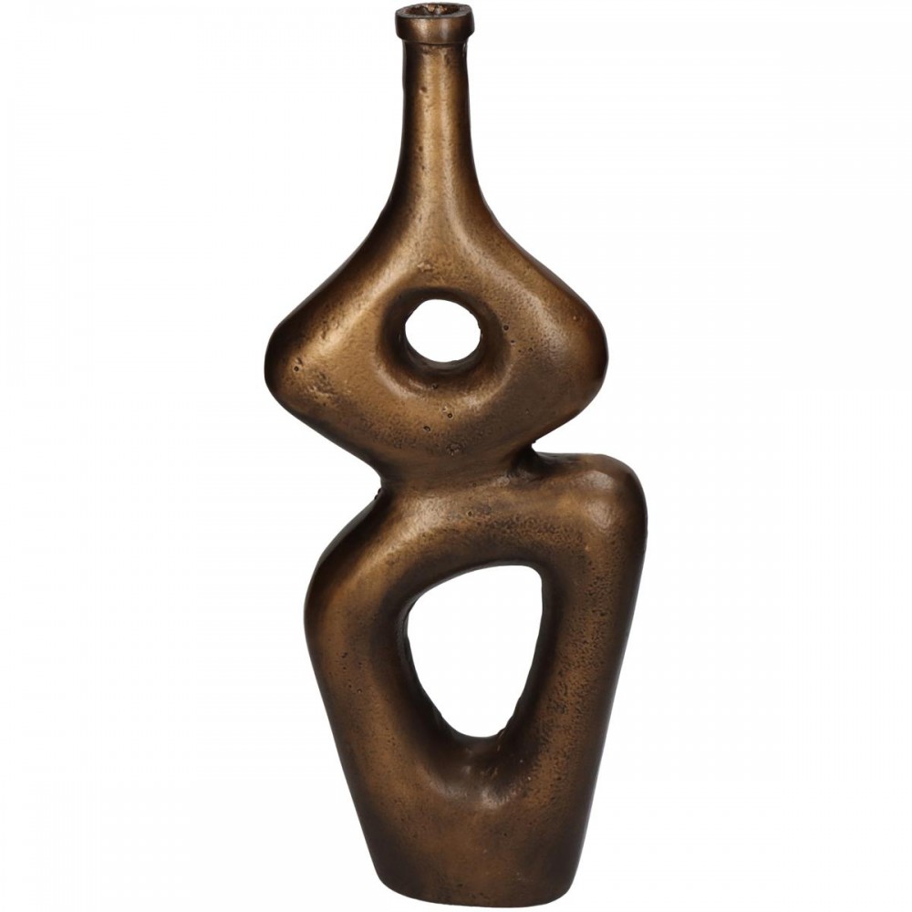 Βάζο ArteLibre Μπρονζέ Αλουμίνιο 16x5x39cm