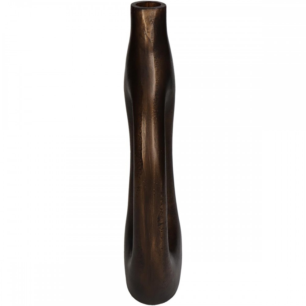 Βάζο ArteLibre Μπρονζέ Αλουμίνιο 19x6.5x30cm