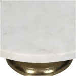 Τουρτιέρα ArteLibre Λευκό Μάρμαρο 29x29x13.5cm