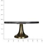 Τουρτιέρα ArteLibre Μαύρο Μάρμαρο 36.7x36.7x15.2cm
