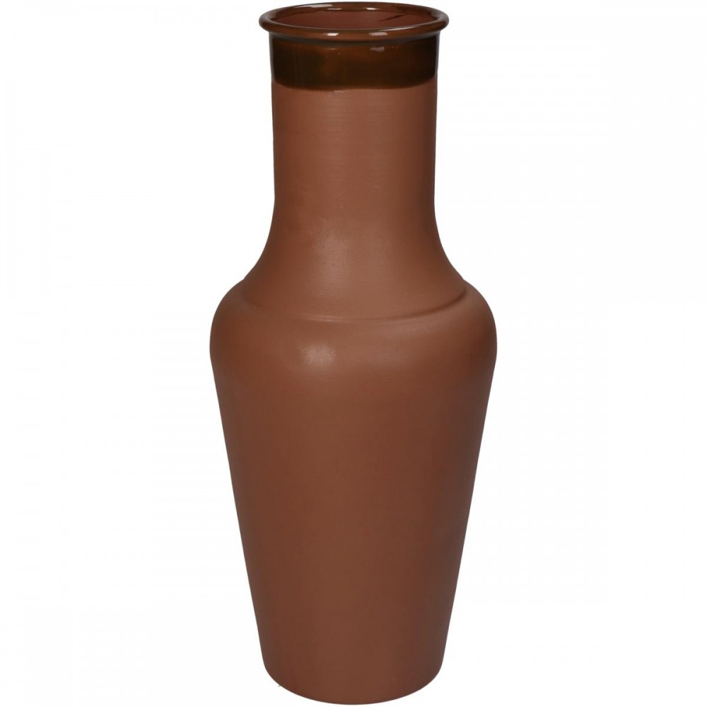 Βάζο ArteLibre Φυσικό Μέταλλο 10x10x24cm
