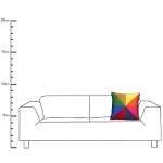 Μαξιλάρι ArteLibre Πολύχρωμο Βελούδο 45x45cm