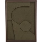 Διακοσμητικό Τοίχου ArteLibre Πράσινο Χαρτί 30x3x40cm