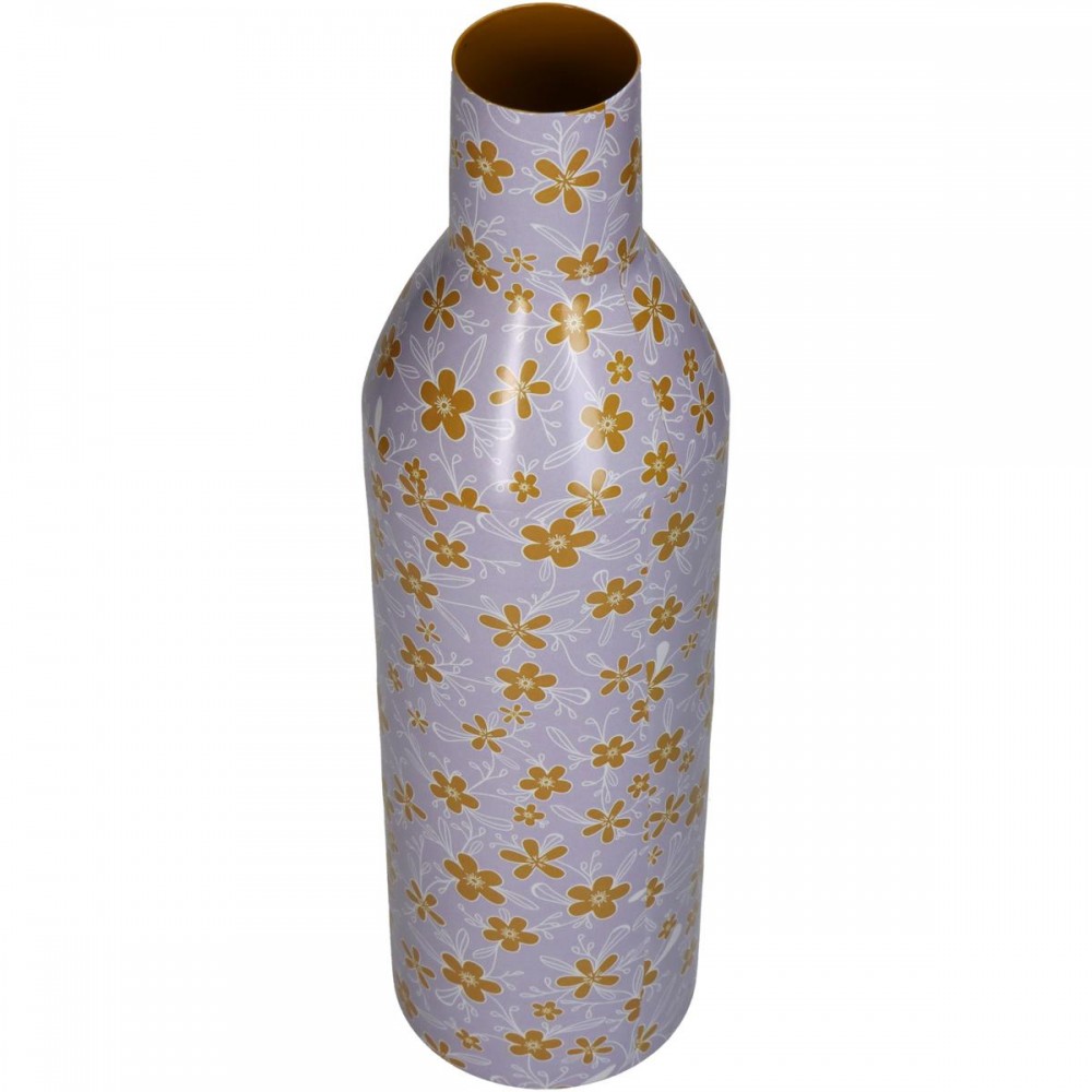 Βάζο ArteLibre Λουλούδια Πολύχρωμο Μέταλλο 9.5x9.5x34.5cm