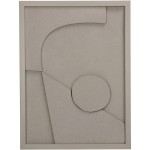 Διακοσμητικό Τοίχου ArteLibre Μπεζ Χαρτί 30x3x40cm