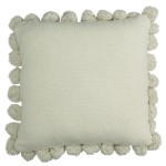 Μαξιλάρι ArteLibre Πομ Πομ Ιβουάρ Βαμβακερό 45x45cm