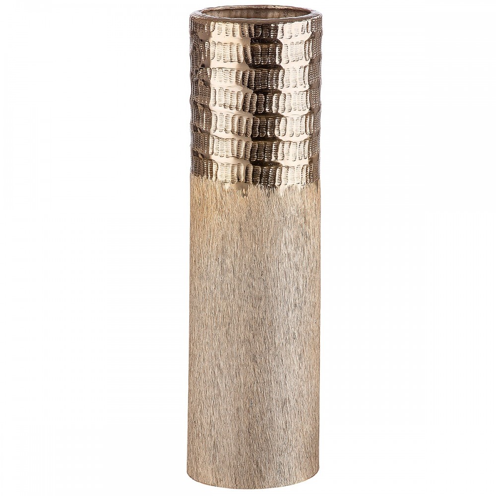 Βάζο ArteLibre Αντικέ Χρυσό Αλουμίνιο 35.5cm