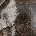Figure Elephant Synthetic Resin Brown 18X18X12Cm 18X18X12Cm