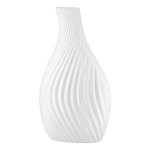 Βάζο Οργανικό Κεραμικό Λευκό 16X8X29Cm 16X8X29Cm