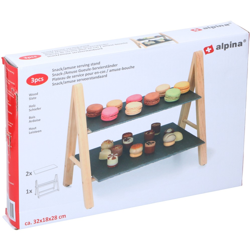 Βάση Εταζέρας 2 Επιπέδων 32x18x28cm ALPINA