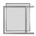 Σίτα Εντόμων Παραθύρου Αλουμίνιο 150x130cm