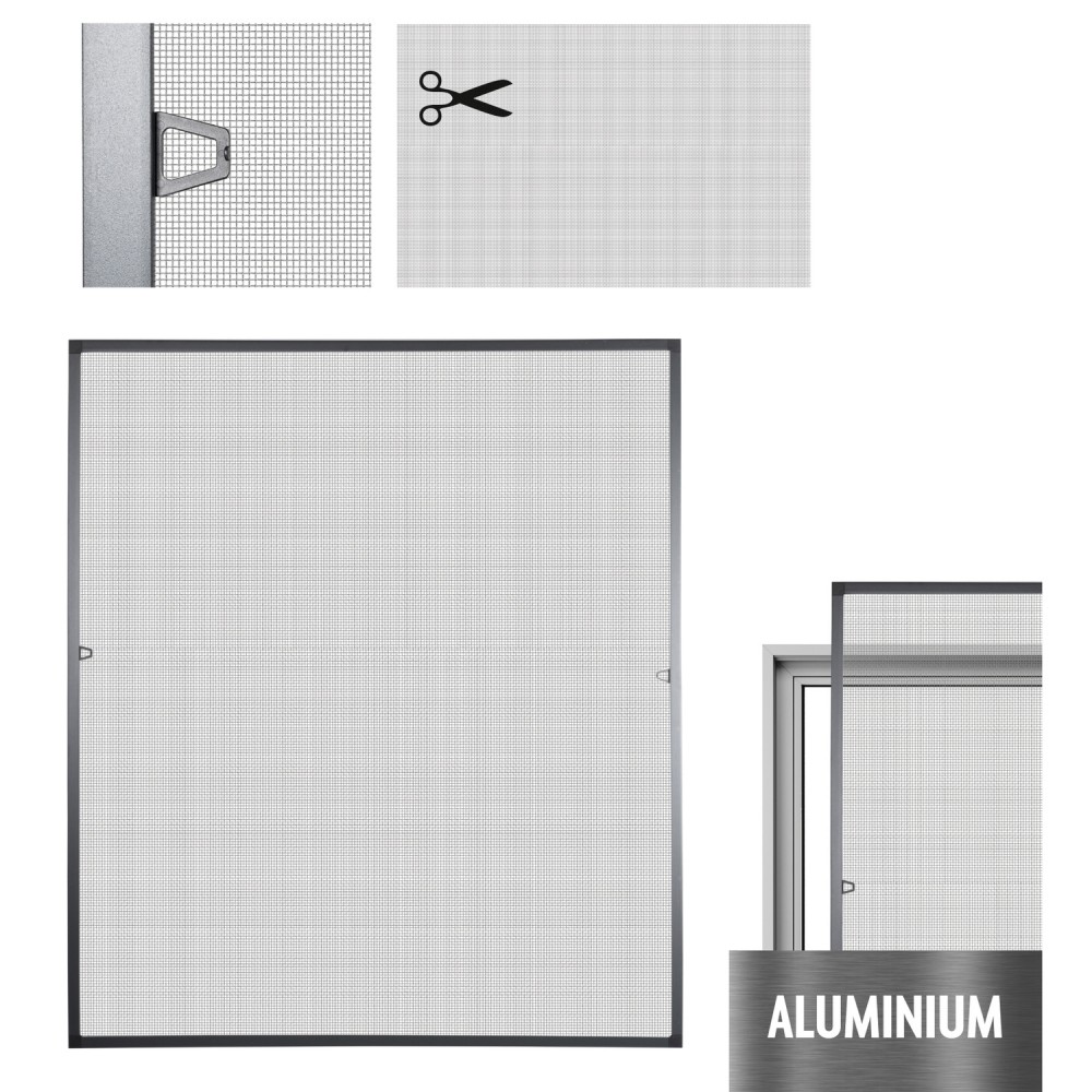 Σίτα Εντόμων Παραθύρου Αλουμίνιο 150x130cm