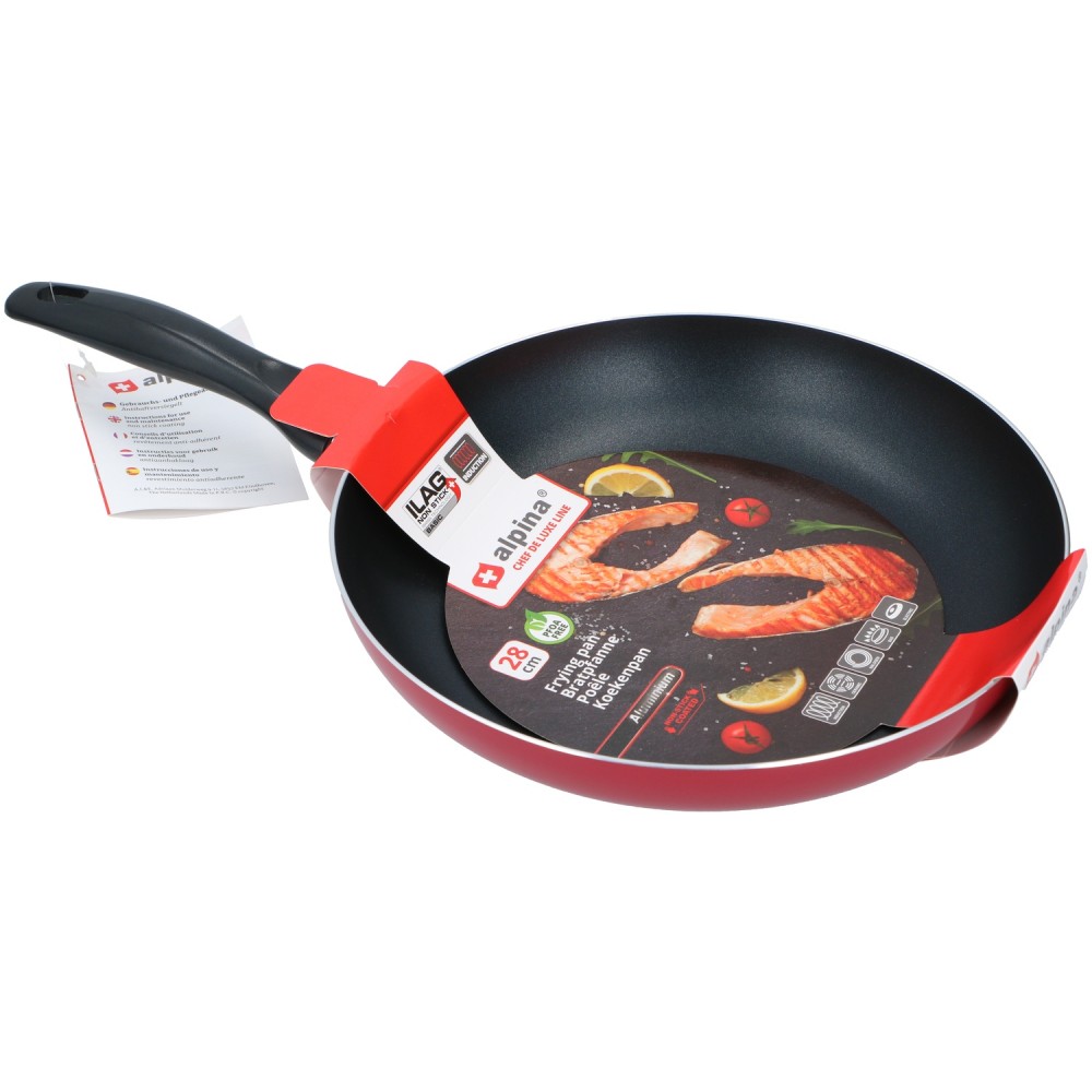 Τηγάνι D28xH6cm 3 Σχέδια 560g ALPINA