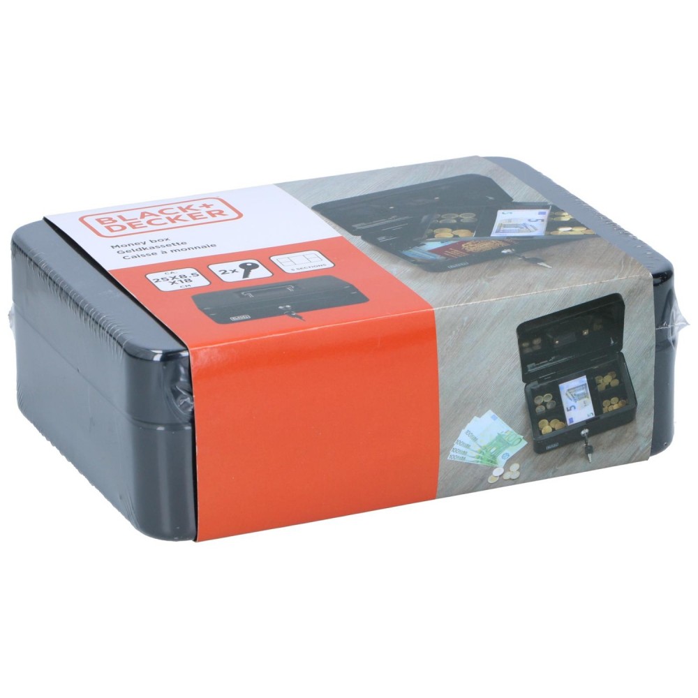 Κουτί Χρημάτων με 5 Διαχωριστικά BLACK+DECKER