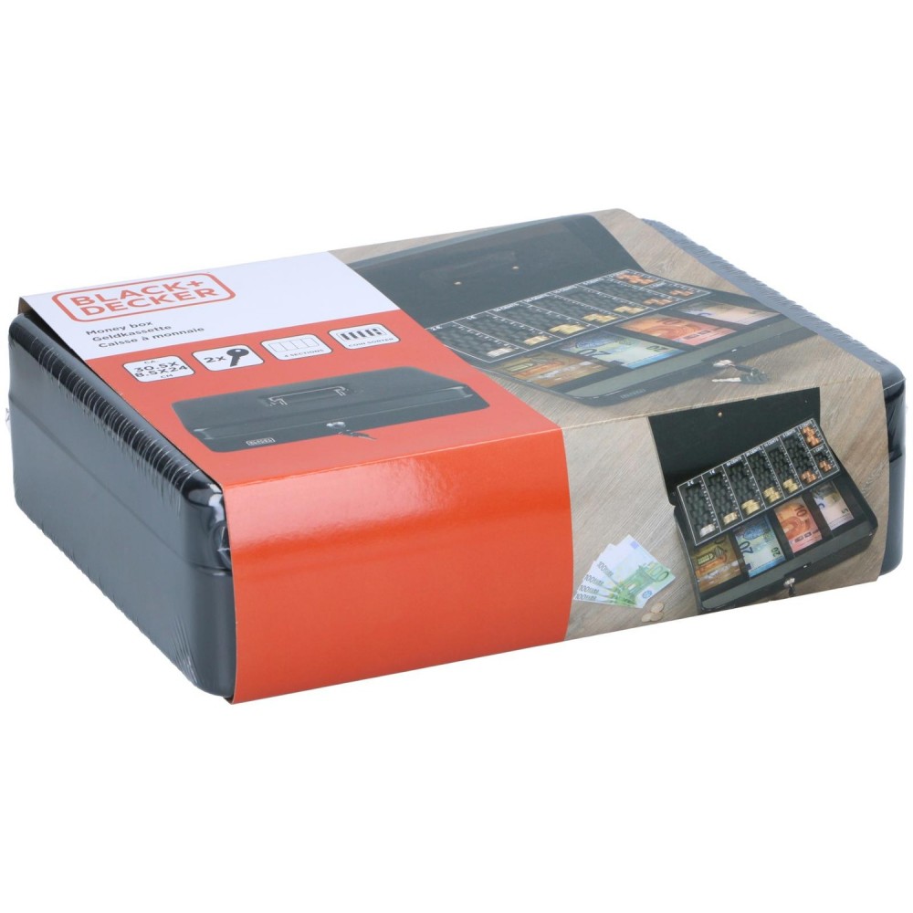 Κουτί Χρημάτων με 4 Διαχωριστικά BLACK+DECKER