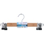 Ξύλινη Κρεμάστρα με Κλιπ 33x12.5x3cm 2Τμχ