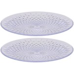 Πιάτα Διάφανα/Πράσινα/Χρυσά 20cm 2Τμχ ALPINA