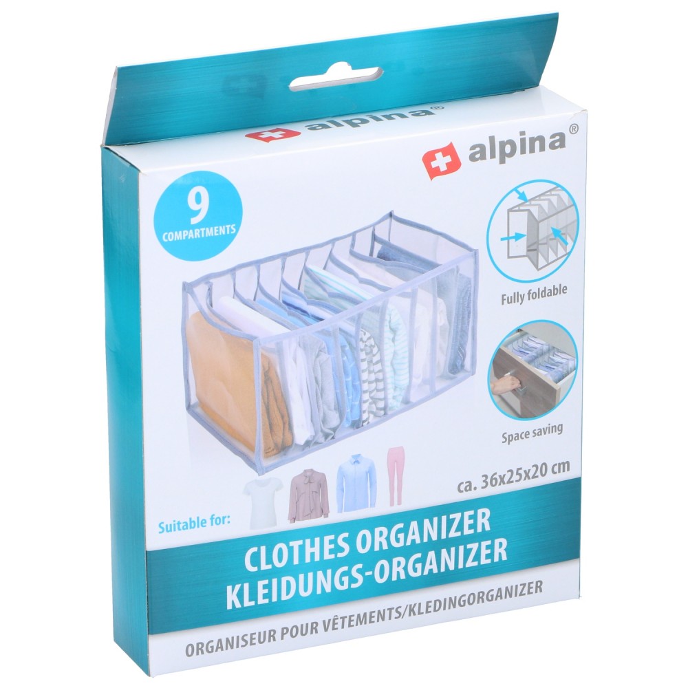 Οργανωτής Ρούχων 36x25x20cm ALPINA