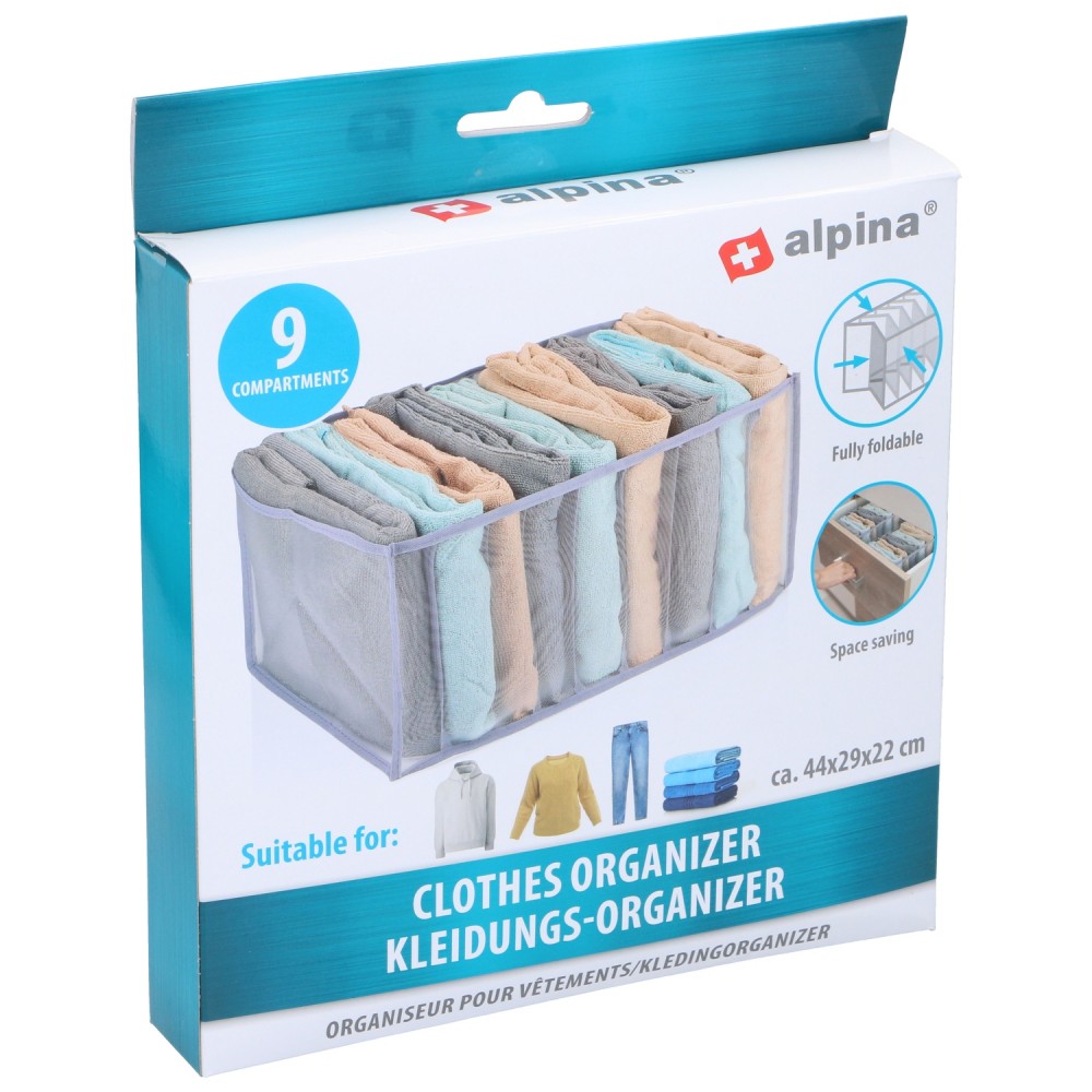 Οργανωτής Ρούχων 44x29x22cm ALPINA