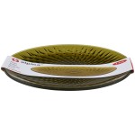 Πιάτα Διάφανα/Πράσινα/Χρυσά 25cm 2Τμχ ALPINA