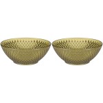 Μπολ Διάφανα/Πράσινα/Χρυσά 14.5cm 2Τμχ ALPINA
