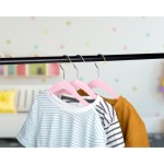 Κρεμάστρες Ρούχων Παιδικές 3Τμχ Βελούδινες 4 Χρώματα ALPINA