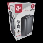 Κάδος Πεντάλ 20L 2Τμχ Soft Close DIRT DEVIL