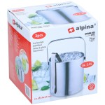 Κάδος Πάγου Ανοξείδωτος 1.2L ALPINA