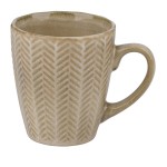Κούπα Reactive Glaze Μπεζ Σε 4 Σχέδια